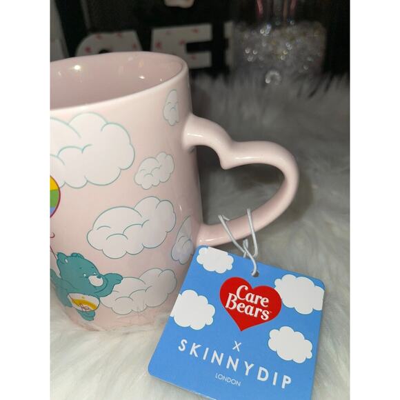 Care Bears Skinny Dip Large Pink Mug, Heart Handle NWT - Picture 6 of 8